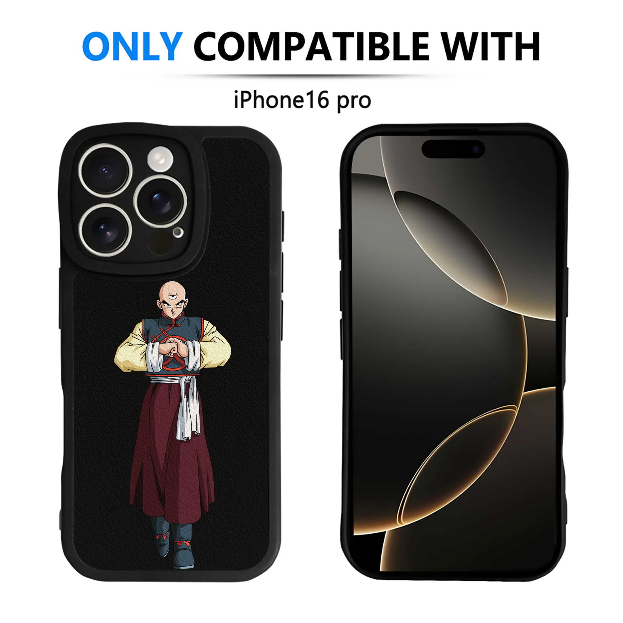 （画像用） ドラゴンボール DRAGON BALL 【iPhone 16シリーズ対応】シリコンスマホケース（レザー調） 材質：シリコン